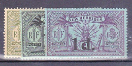 ⭐  Nouvelles-Hébrides - Y.T- N°64 à 66** Neuf Sans Charnière⭐ - Unused Stamps