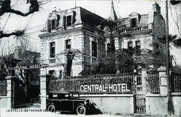 Delcampe - ► Automobile Vintage CENTRAL HOTEL  (LESTELLE - BETHARAM) Pyrénées - Lestelle-Bétharram