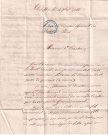 1855 - CACHET CABINET PARTICULIER Du DIRECTEUR Gal Des POSTES ! / LETTRE De VENDEE / 2 SEVRES - TEXTE ! FRAUDE GENDARME! - Cartas Civiles En Franquicia