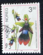 Norge - Norway - Noorwegen - P4/21 - (°)used - 1992 - Michel 1089 - Orchideeën - Oslo - Altri & Non Classificati