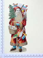 DECOUPI DU .PERE NOEL AVEC DES AJOUTS DE PAILLETTES... ....H : 16.5 Cm - Motif 'Noel'