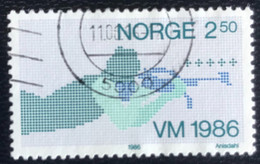 Norge - Norway - Noorwegen - P4/21 - (°)used - 1986 - Michel 940 - WK Biathlon - Sonstige & Ohne Zuordnung