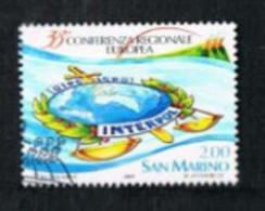 SAN MARINO     2009     CONF.INTERN.INTERPOL - USED - Used Stamps