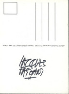 Signature Autographe Feutre Noir Jacques Faizant Dessinateur CP Humoristique Ma Sœur N'a Pas Besoin De Lunettes 1983 - Sonstige & Ohne Zuordnung