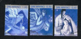 -  SAN MARINO      2008   NATALE  (COMPLET SET OF 3) - USED - Usati