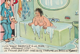 HUMOUR 655 : Illustrateur Mat , Le Bain Dans Une Baignoire : édit. G Picard 1171 - Humor