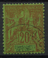 Inde (1892) N 7 (o) - Used Stamps