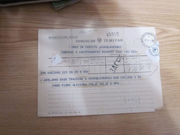 Telegram Prispeli Telegram Beograd Zagreb 1947 - Other & Unclassified