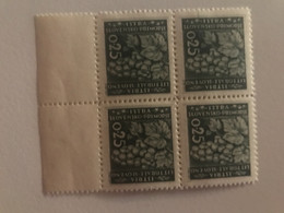 1946 Quartina Istria Litorale Sloveno 25 Cent Mnh** - Occup. Iugoslava: Istria