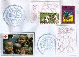 La Croix-Rouge Rwandaise, Belle Lettre Du Pavillon Du Rwanda à L Expo Universelle Milan 2015 (rare) - Briefe U. Dokumente