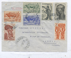 Cameroon AIRMAIL COVER TO Switzerland 1951 - Airmail