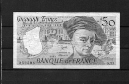 Billet 50 Francs Quentin De La Tour - 50 F 1976-1992 ''quentin De La Tour''