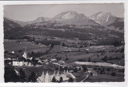 Montbovon - Vue Générale. Fabrique De Carbure Au Premier Plan. Carte Photo - Montbovon