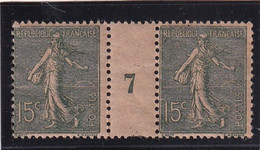 1917 - SEMEUSE - YVERT 130 TYPE IV PAPIER GC ** MNH - - Millésime