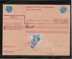 France Vignettes - Poste Enfantine Blason Sur Mandat-carte - Filatelistische Tentoonstellingen