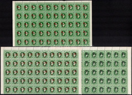 ** 1953 Kisegítő Bélyegek V. Sor 50 Darabos ívtöredékekben (75.000) - Altri & Non Classificati