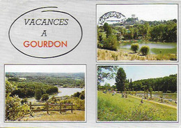 Gourdon - Le Domaine De Loisirs; Les Deux Plans D'eau D'Ecoute Il Pleut - Gourdon