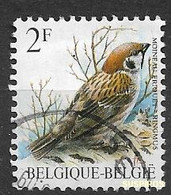 BELGIO / BELGIUM/  BELGIQUE  -1989 Uccelli   Eurasian Tree Sparrow (Passer Montanus) BIRDS  Ø - Used Stamps