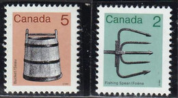 CANADA - Outils, Seau, Foëne - Patins Et Lanterne Sourde - 1982 - Other & Unclassified