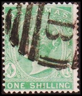 1882. BAHAMAS. Victoria. ONE SHILLING. Perf. 14 Cancelled B. (Michel 11Ca) - JF410475 - Bahamas (1973-...)