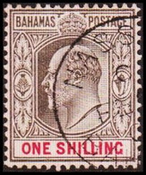 1902. BAHAMAS. Edward VII. ONE SHILLING.  (Michel 27) - JF410484 - Bahamas (1973-...)