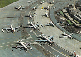 1182 - Schweiz - Suisse , Switzerland , Zürich , Kloten , Flughafen , Flugzeug , Swiss Air - Gelaufen 1974 - Kloten