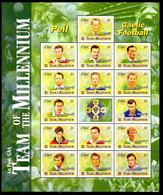 Ireland 1999 GAA Football 'Team Of The Millenium' Sheetlet Of 15, MNH, SG 1236/50 - Neufs