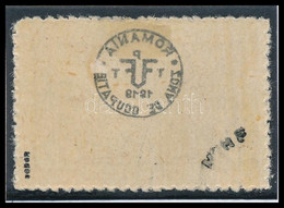 * Debrecen II. 1920 10K A Felülnyomat Gépszínátnyomatával, Bodor Vizsgálójellel - Andere & Zonder Classificatie