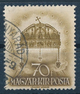 O 1938 Hazatérés 70f "Nagymánya" Tévnyomat Hamisítvány, összehasonlító Célra / Forgery For Comparison - Sonstige & Ohne Zuordnung