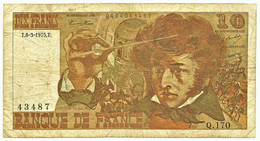 FRANCE - 10 Francs - 06.03.1975 - P 150.b - Serie Q.170 - Hector Berlioz - 10 F 1972-1978 ''Berlioz''
