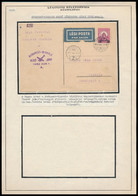 1932 Légiposta Levelezőlap "BUDAPEST-MISKOLC / KEZDŐ JÁRAT" Bélyegzéssel - Other & Unclassified