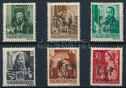 **, (*) Huszt 1944 6 Klf Bélyeg / 6 Different Stamps. Signed: Bodor - Andere & Zonder Classificatie