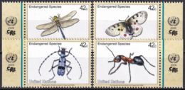 UNO NEW YORK 2009 Mi-Nr. 1137/40 Gefährdete Arten ** MNH - Unused Stamps