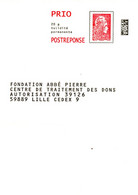 PAP Rep Fondation Abbé Pierre Marianne Engagée ( 260673 PAP199) - PAP: Antwort/Marianne L'Engagée