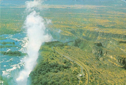 1205 - Rhodesien - Rhodesia , Victoria Falls , Cataract Island , Livingstone Island , Horseshoe , Rainbow Falls - Gelauf - Zimbabwe