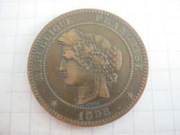 France 10 Centimes 1898 A - D. 10 Centimes