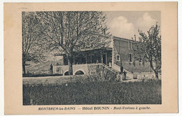 CPA - MONTBRUN-LES-BAINS (Drôme) - Hôtel Bounin - Mont Ventoux à Gauche - Autres & Non Classés