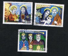 SAN MARINO    2005    NATALE (COMPLET SET OF 3) - USED - Used Stamps