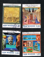 SAN MARINO      2005  L.GHIBERTI - BEATO ANGELICO-J.VERNE - A. C. ANDERSEN (COMPLET SET OF 4) - USED - Usados