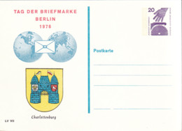 Berlin, PP 063 C2/003, TAG DER BRIEFMARKE 1976, Charlottenburg - Buste Private - Nuovi