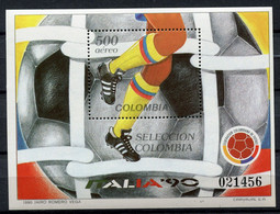 Colombie - 1990 - Yt BF 42 - Italia 90 - Coupe Du Monde De Football - ** Nº 021456 - Colombie