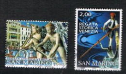 SAN MARINO      2005  REGATA STORICA DI VENEZIA (COMPLET SET OF 2) - USED - Usati