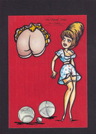 CPM FANNY Jeu De Boules Pétanque Pin Up Tirage Limité 30 Ex Numérotés Et Signés JIHEL - Pin-Ups