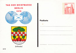 Berlin, PP 076 C2/002, BuSchl 20,  Tag Der Briefmarke, Zehlendorf - Privé Postkaarten - Ongebruikt