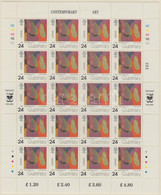 ** 1993 Europa CEPT Kisív Sor / Mi 608-611 Minisheets - Andere & Zonder Classificatie