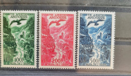 Andorre (French Andorra) Poste-PA N°2/4  (**) TB - Airmail