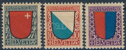 ** 1920 Pro Juventute Mi 153-155 - Altri & Non Classificati