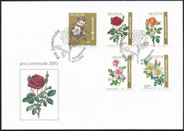 2002 Pro Juventute Sor Mi 1810-1814 FDC-n - Altri & Non Classificati