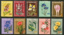 ROMANIA 1959 Native Flora Used.  Michel 1814-23 - Gebraucht