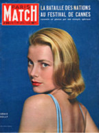 PARIS MATCH N°319 - Grace Kelly Au Festival De Cannes (7 Mai 1955) - General Issues